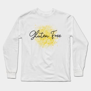 Yellow Gluten Free logo Long Sleeve T-Shirt